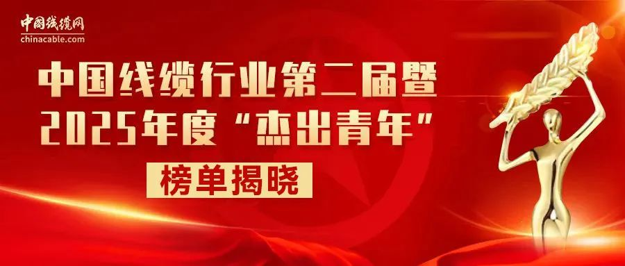 青年先鋒 勇立潮頭 | 熱烈祝賀金聯(lián)宇電纜集團總經(jīng)理林生達(dá)榮膺中國線纜行業(yè)"杰出青年"稱號、副總經(jīng)理林生杰獲提名獎！